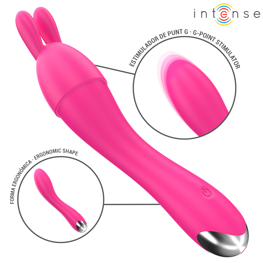 Vibratore con Testine Intercambiabili Intense Cher — 20 Modalità
