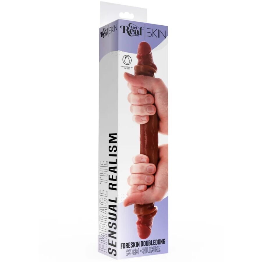 Dildo Doppia Estremità Realistico ToyJoy Get Real — 35 cm