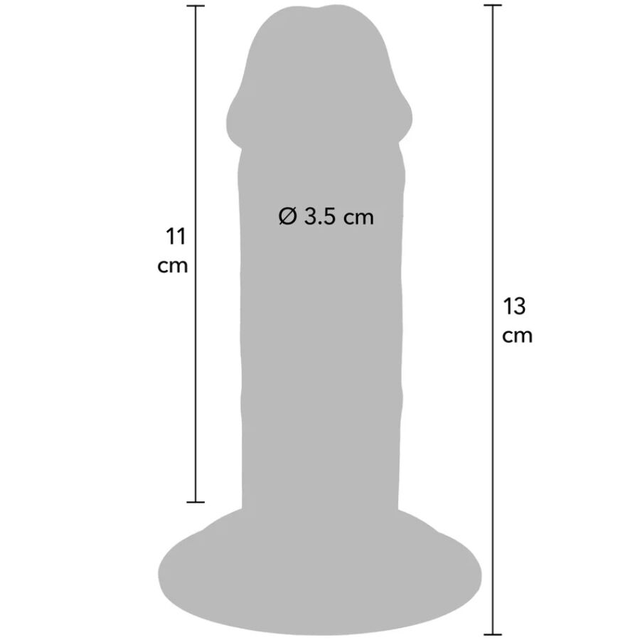 Dildo Realistico Doppia Densità Toyjoy Get Real Deluxe — 13 cm
