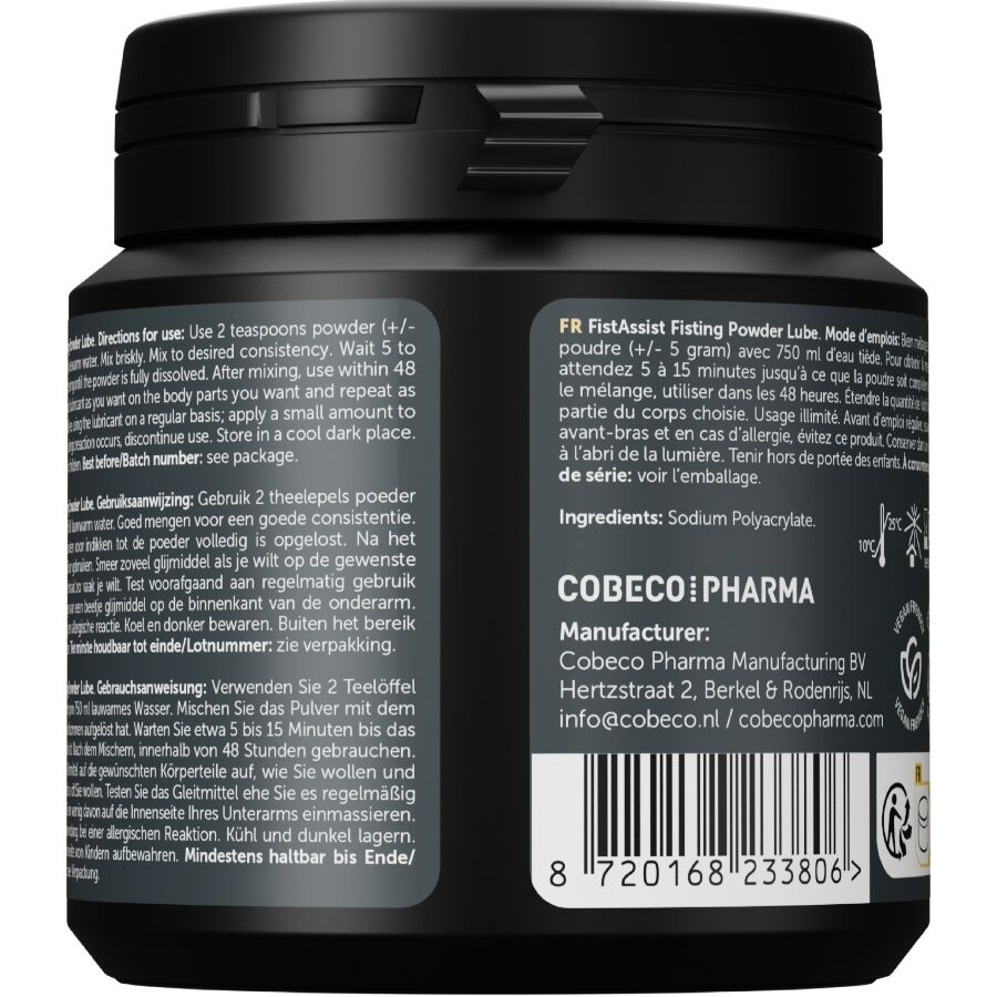 Lubrificante in Polvere Fisting Cobeco Fist Assist — 135 g