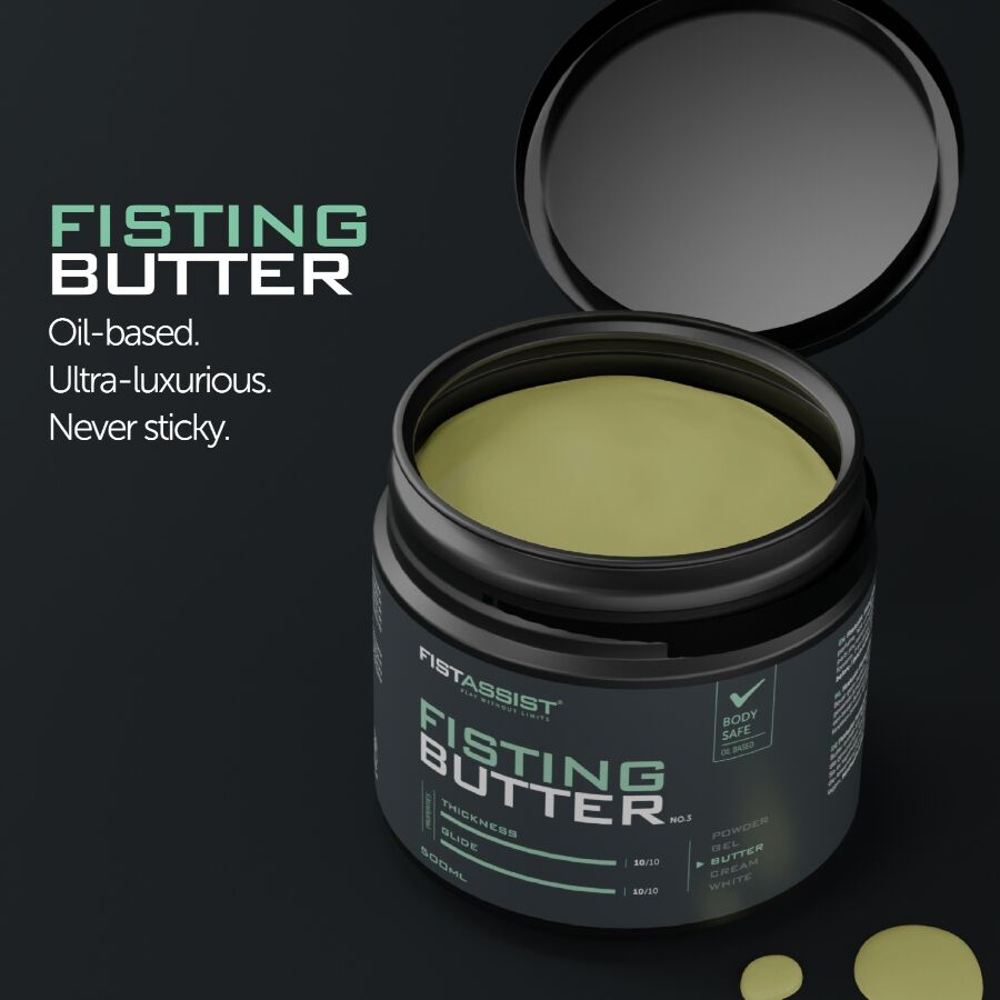 Lubrificante Fisting Base Olio Cobeco Fist Assist Butter — 500 ml