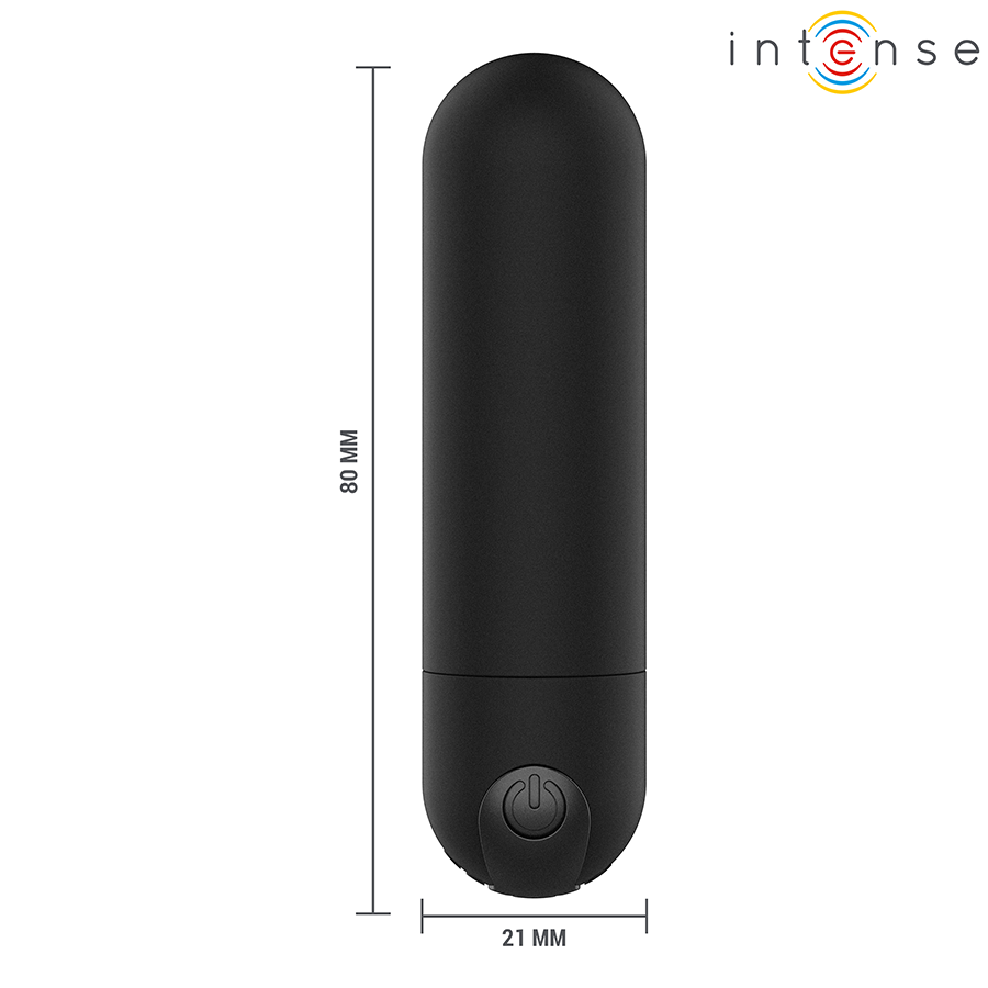 Vibratore Bullet Ricaricabile Intense Karen — Nero