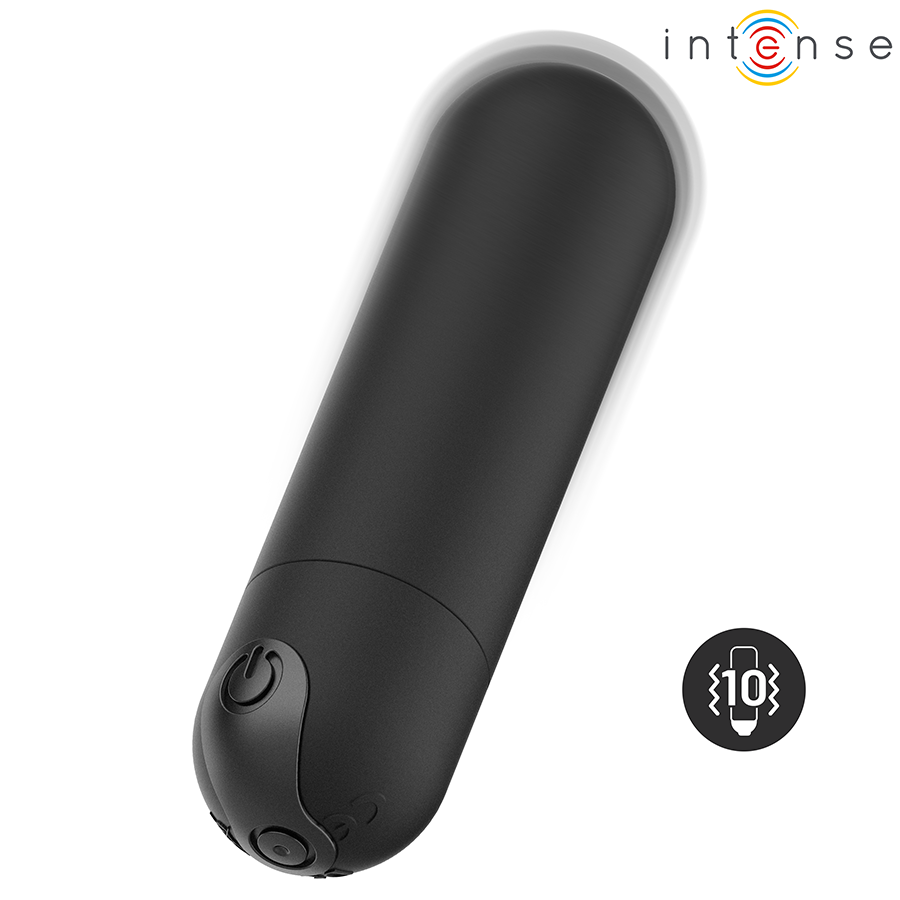 Vibratore Bullet Ricaricabile Intense Karen — Nero