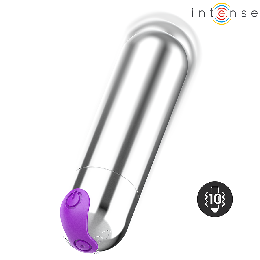 Vibratore Bullet Ricaricabile Intense Karen — Argento