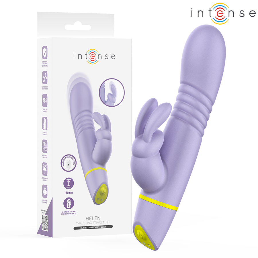 Vibratore con Spinta INTENSE Helen Rabbit — Rosa