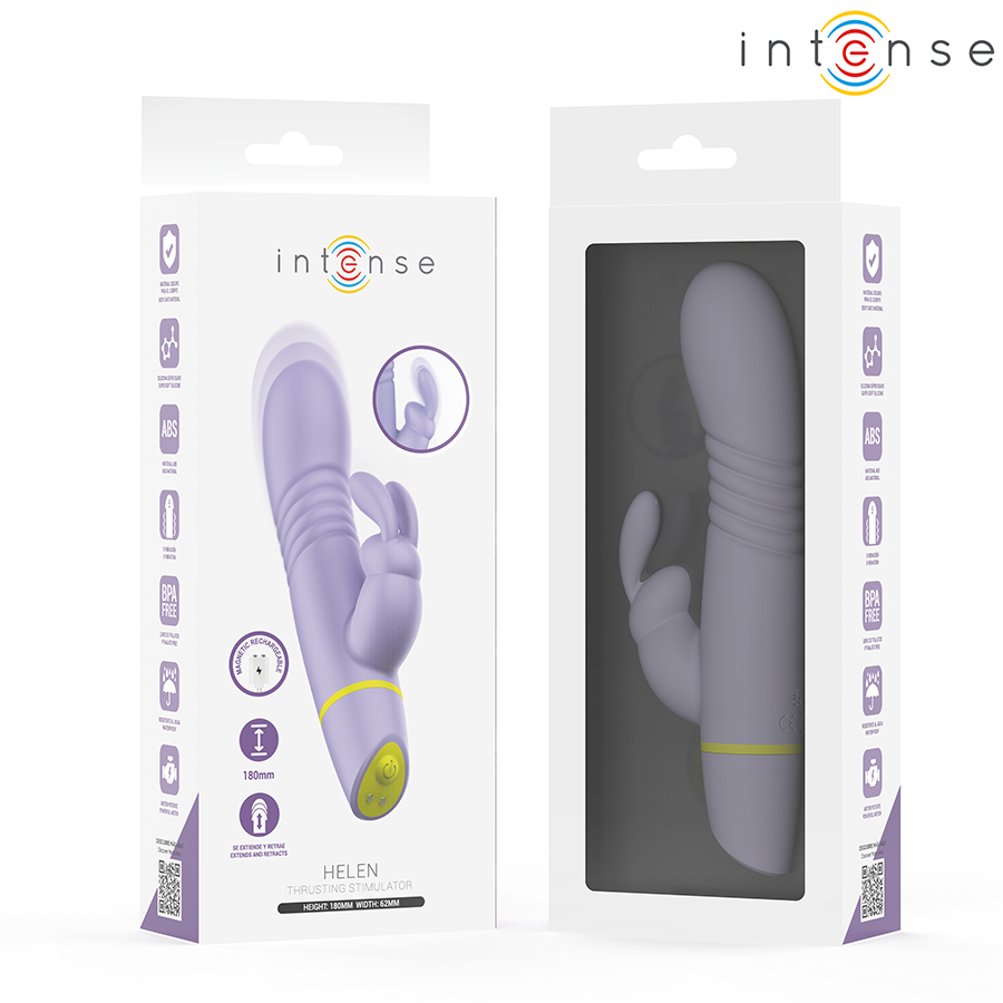 Vibratore con Spinta INTENSE Helen Rabbit — Rosa