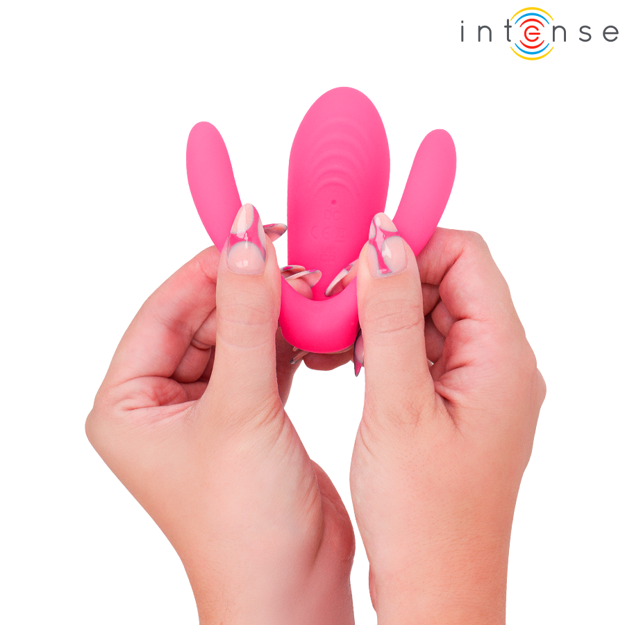 Vibratore Rabbit con Telecomando Intense Julia — 2 Motori
