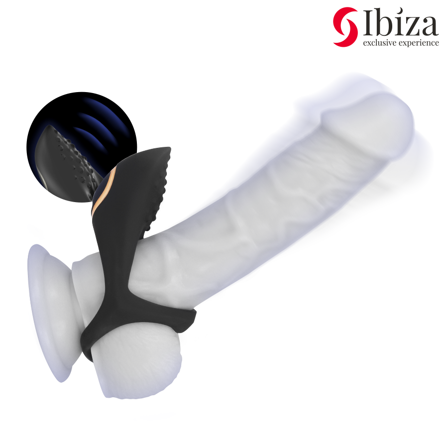 Anello Fallico Vibrante Ibiza Technology — Silicone Medicale