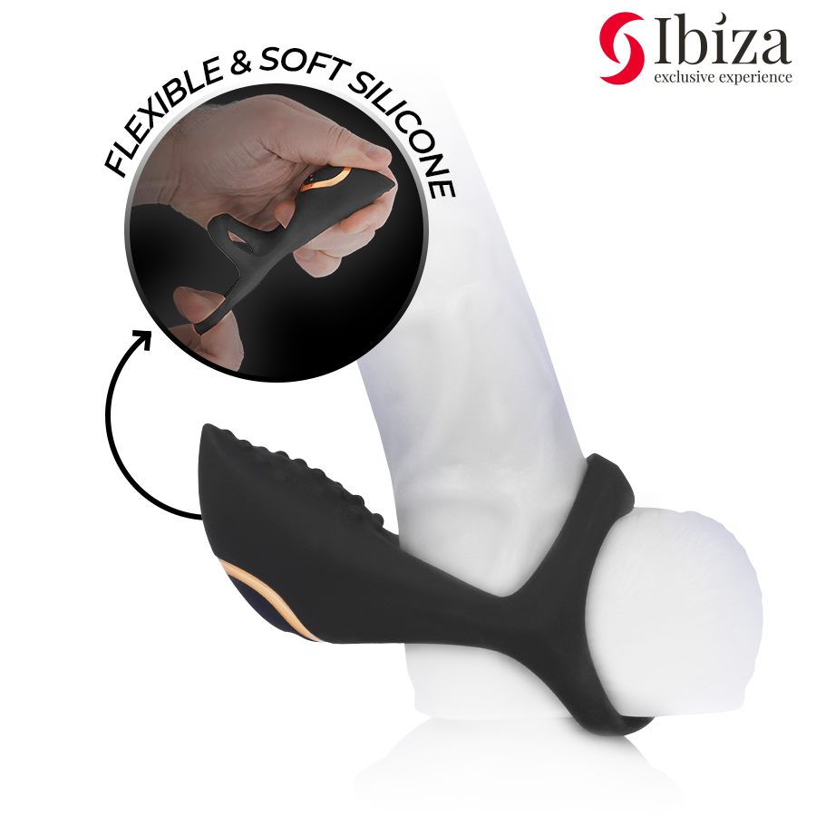 Anello Fallico Vibrante Ibiza Technology — Silicone Medicale