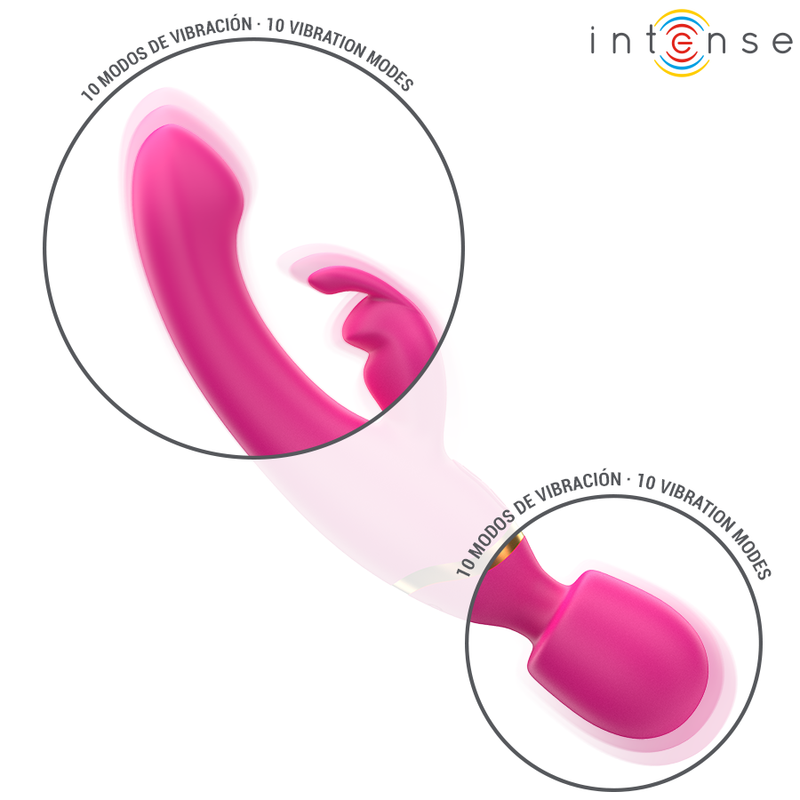 Vibratore Rabbit e Wand Intense Winona — 2 in 1