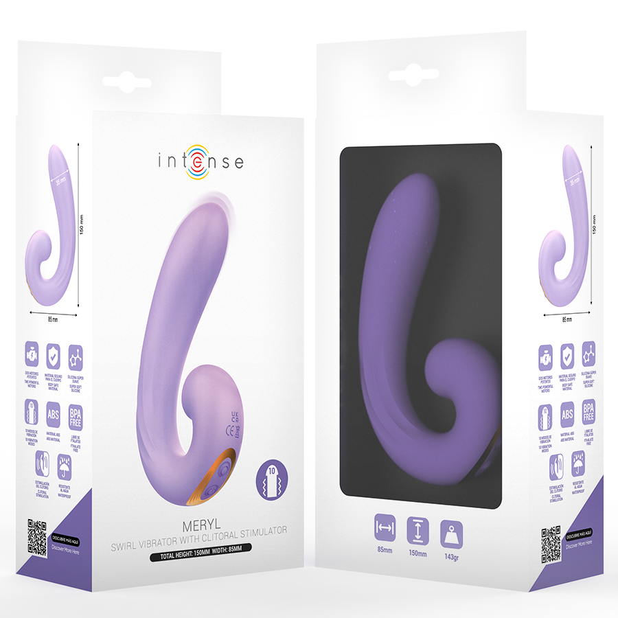 Vibratore Rabbit Intense Meryl — Doppia Vibrazione Punto G