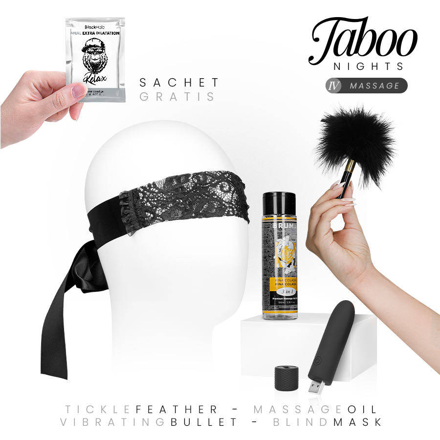 Kit Massaggio Erotico Taboo Nights Massage Dreamkit — 4 Pz