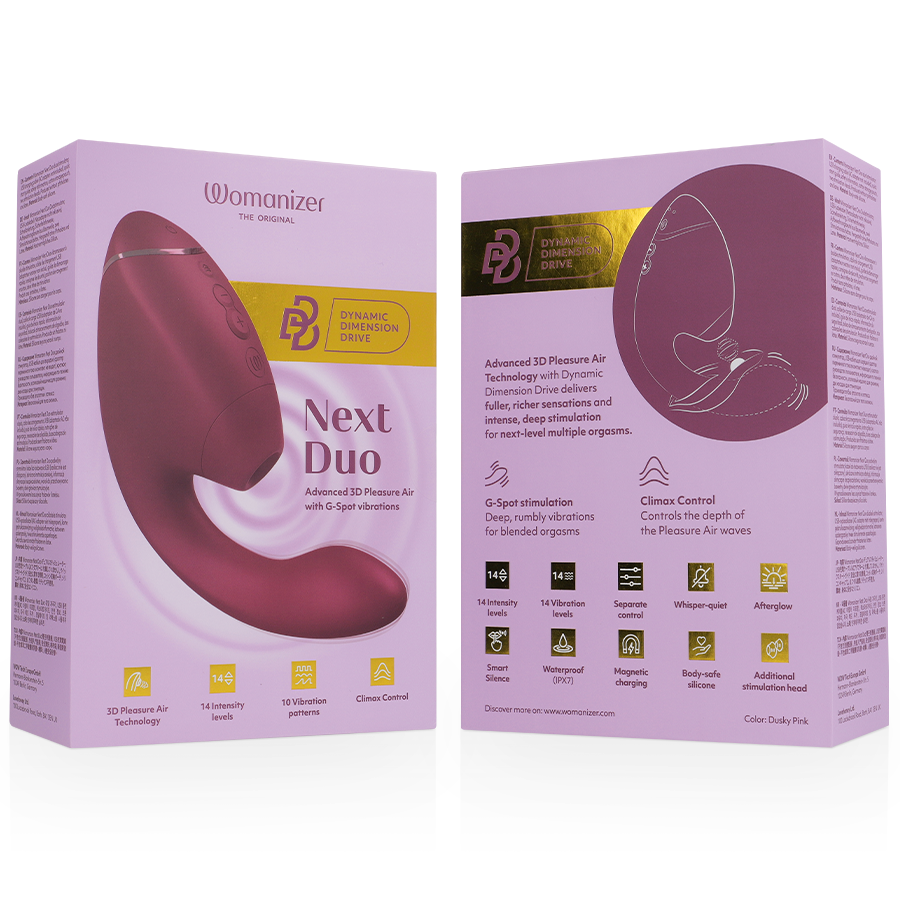 Stimolatore Doppio Clitoride e Punto G Womanizer Duo Next