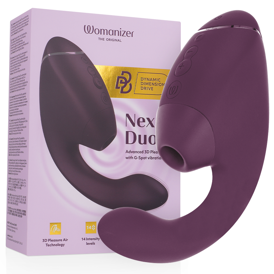 Stimolatore Clitoride e Punto G Womanizer Duo Next — Viola