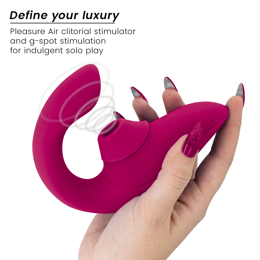 Vibratore Rabbit Pleasure Air Womanizer Blend — Rosa