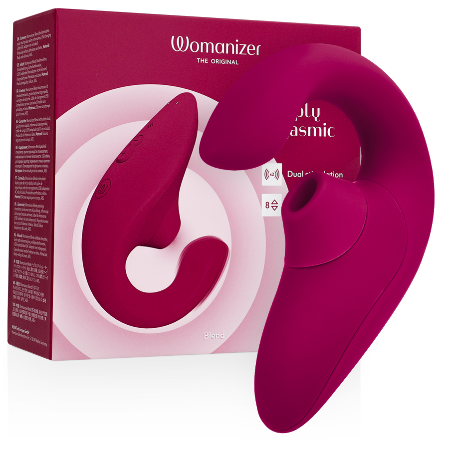 Vibratore Rabbit Pleasure Air Womanizer Blend — Rosa