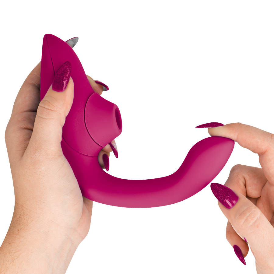 Vibratore Rabbit Pleasure Air Womanizer Blend — Rosa