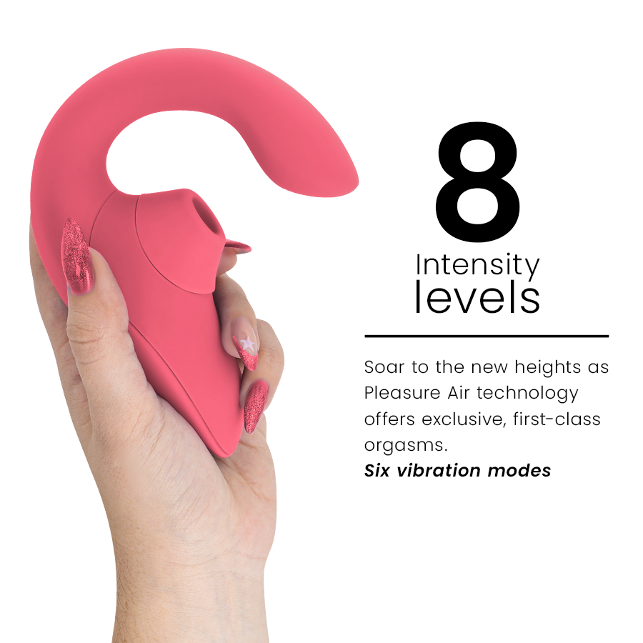 Vibratore Rabbit Womanizer Blend — Pleasure Air, Rosa