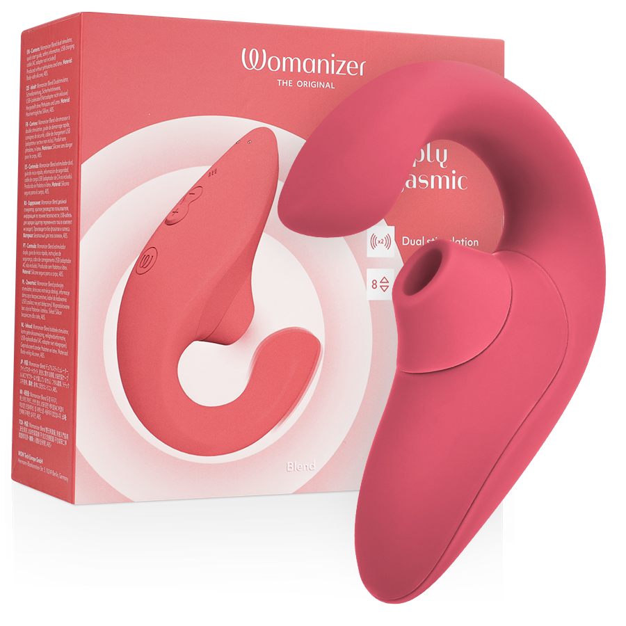 Vibratore Rabbit Womanizer Blend — Pleasure Air, Rosa