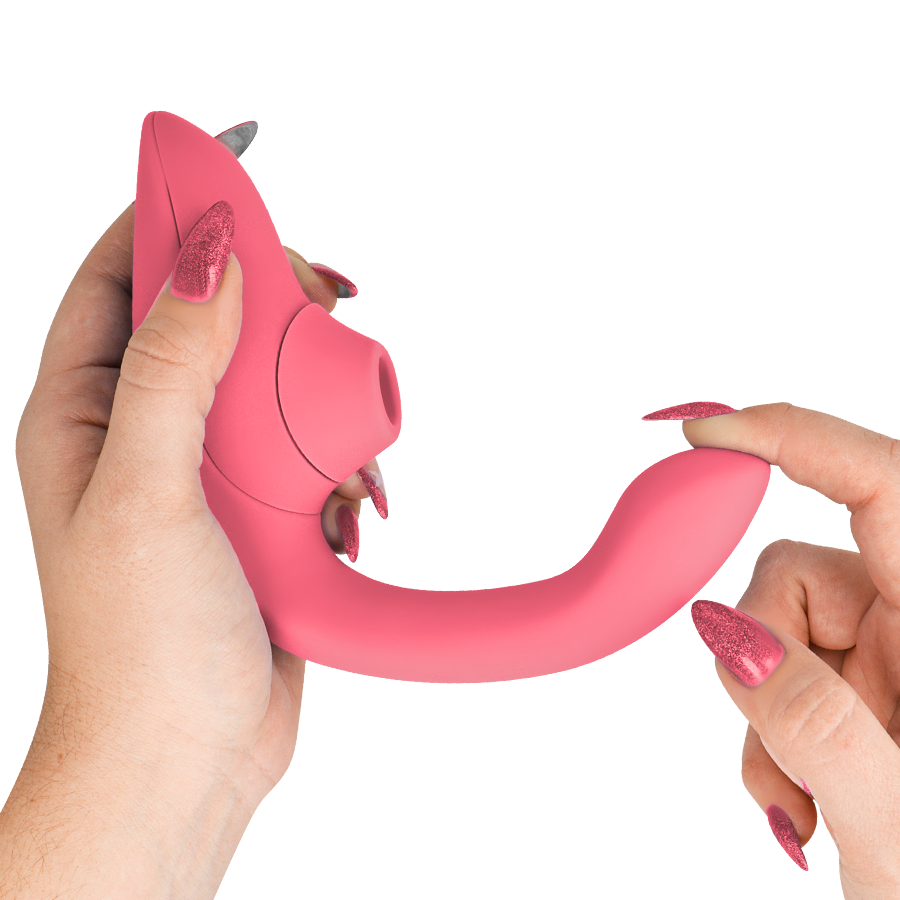 Vibratore Rabbit Womanizer Blend — Pleasure Air, Rosa