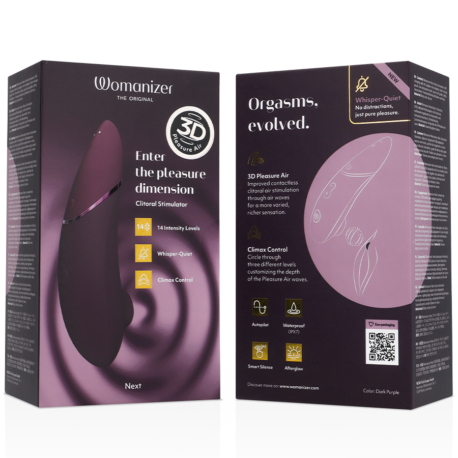 Succhia Clitoride Womanizer Next — 3D Pleasure Air, Viola