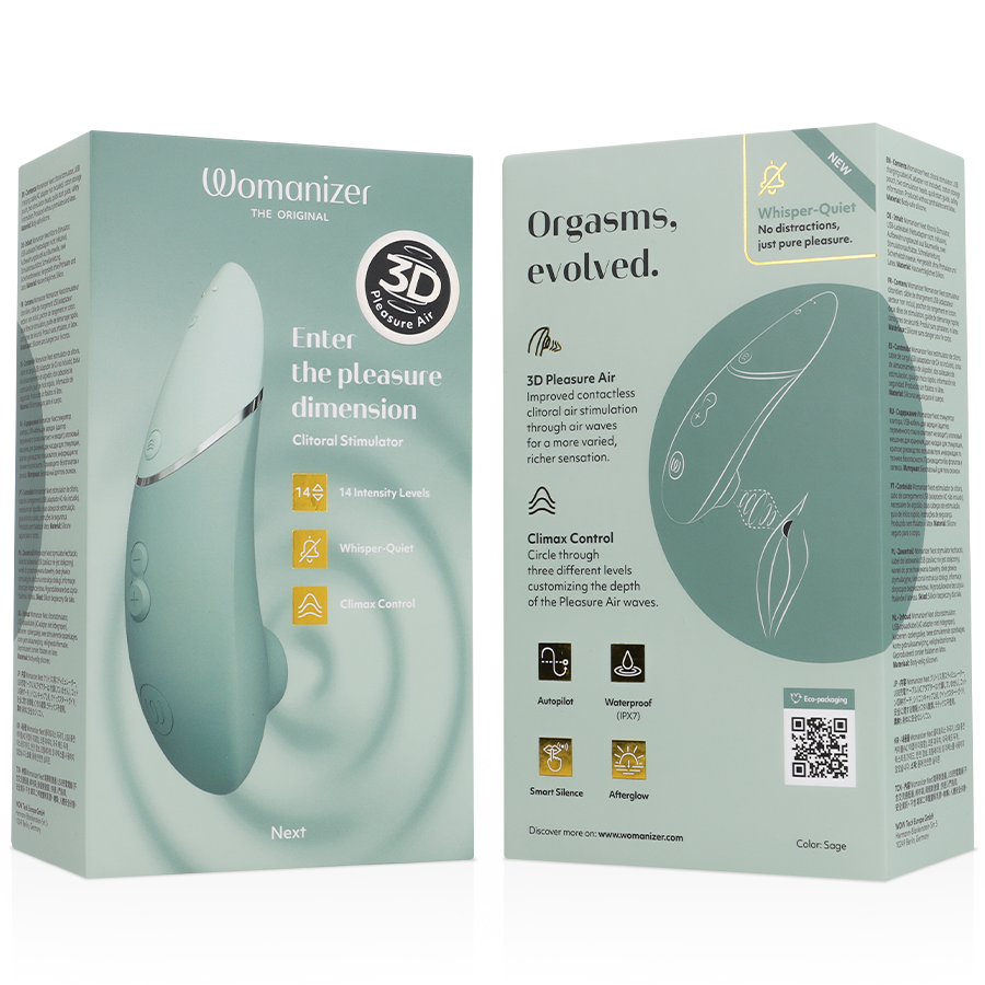 Succhia Clitoride Womanizer Next — Pleasure Air 3D, Sage