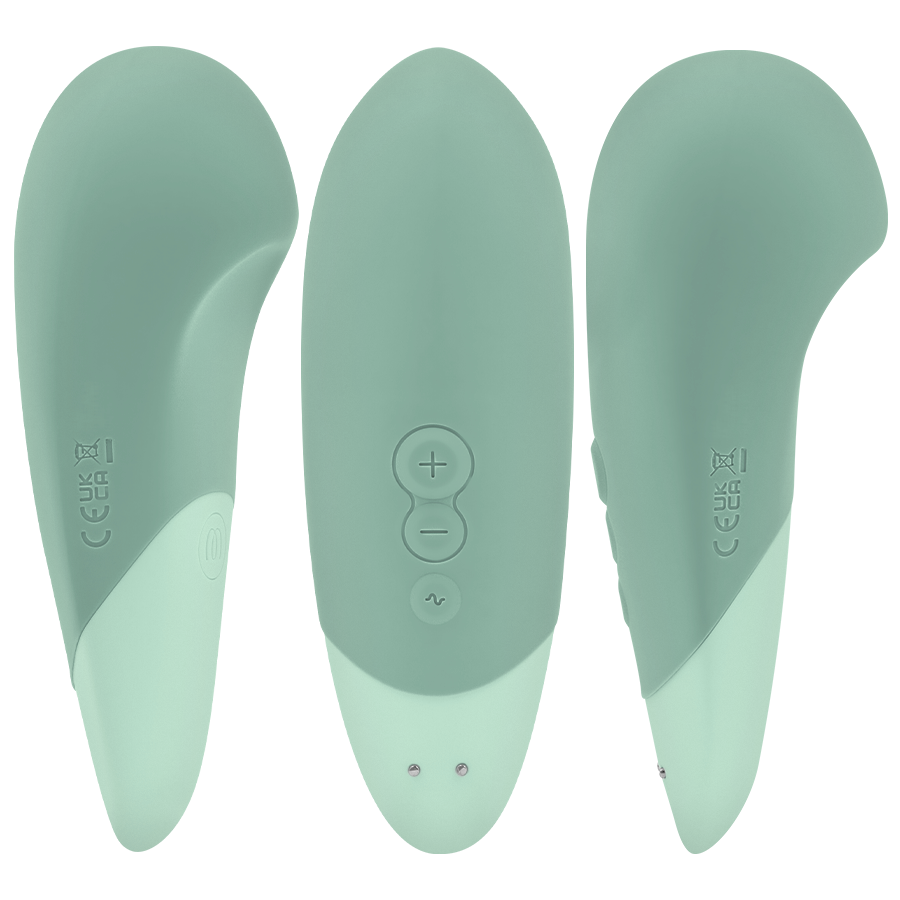 Vibratore Wand Womanizer Vibe Lay-On — Silicone, Salvia