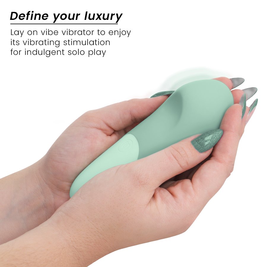 Vibratore Wand Womanizer Vibe Lay-On — Silicone, Salvia