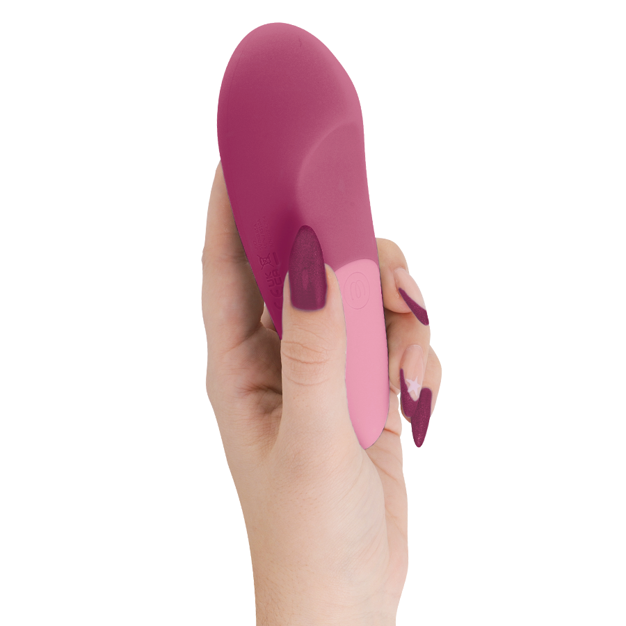 Vibratore Wand Womanizer Vibe Lay-On — 10 Modalità, Rosa Scuro
