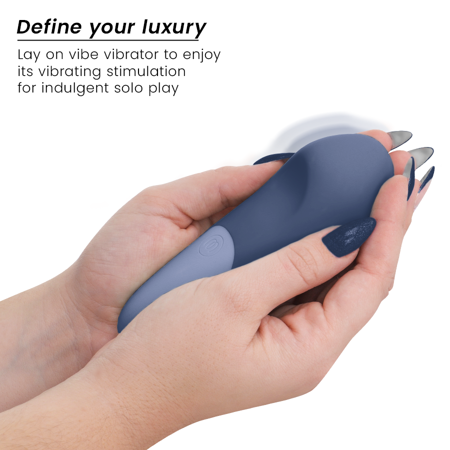 Vibratore Lay-On Womanizer Vibe — Tecnologia UltraWave, Blu Scuro