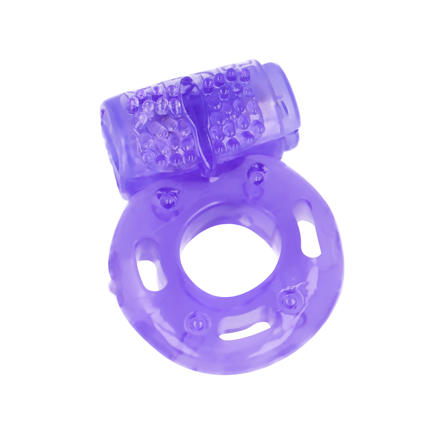 Anello Fallico Vibrante Diablo Picante — Viola, 20 min