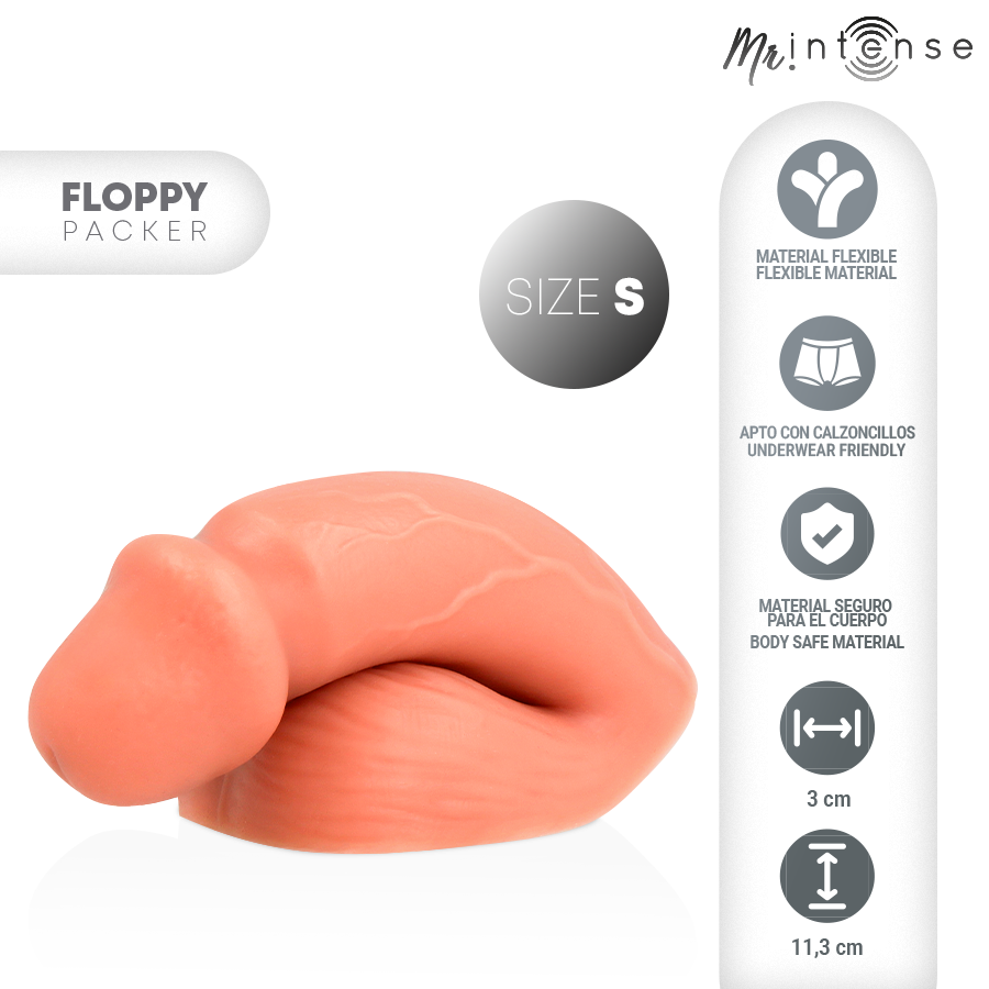 Pene Transessuale MR. INTENSE Floppy Packer — Taglia S