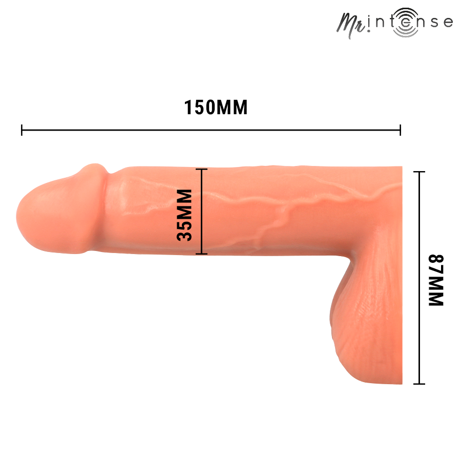 Packer MR. INTENSE DILDOS Floppy Size M — Realistico
