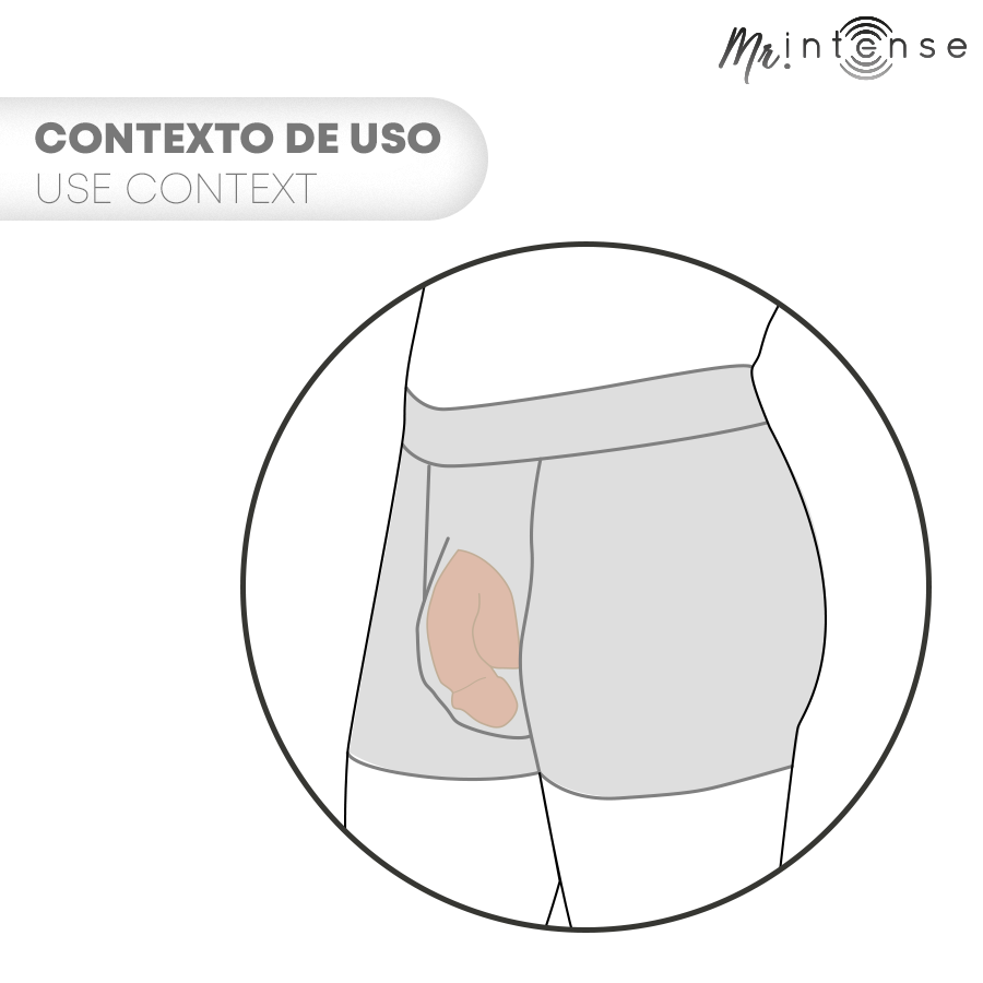 Packer MR. INTENSE DILDOS Floppy Size M — Realistico