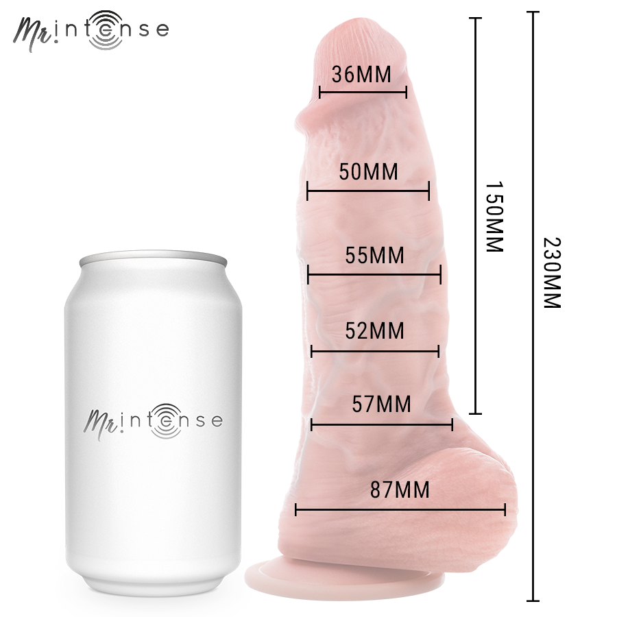 Dildo MR. INTENSE DILDOS Spencer Medio 23cm — Realistico