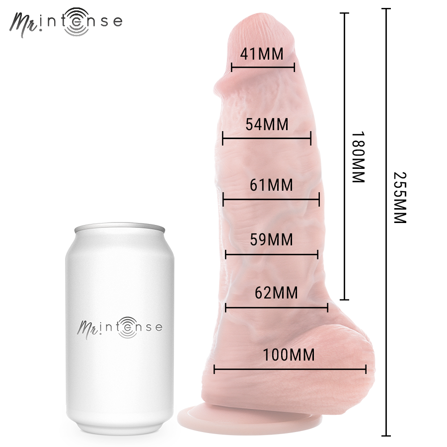 Pene Realistico MR. INTENSE DILDOS Spencer Grande — Silicone