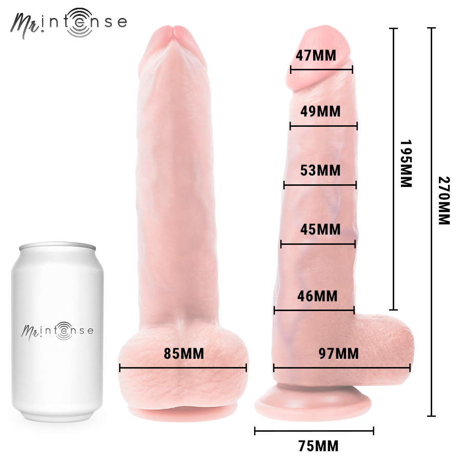 Fallo Realistico MR. INTENSE DILDOS Neeson 27cm — TPR