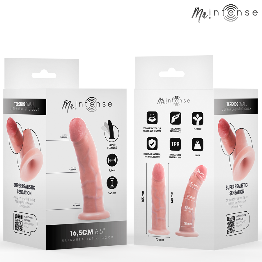 Dildo MR. INTENSE Terence 16,5 cm — Realistico