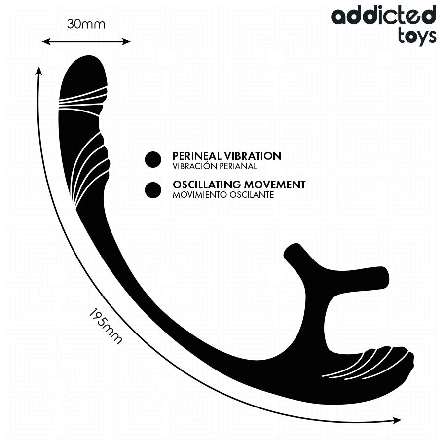 Anello Fallico Vibrante Addicted Toys — Stimolatore Testicoli