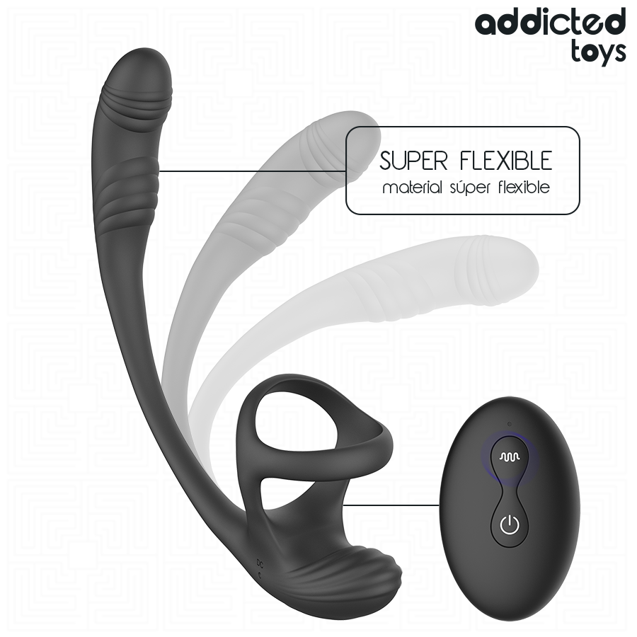 Anello Fallico Vibrante Addicted Toys — Stimolatore Testicoli