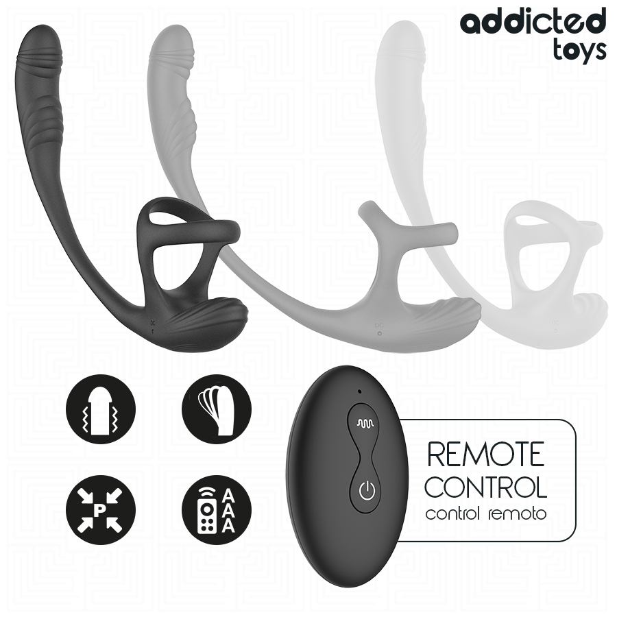 Anello Fallico Vibrante Addicted Toys — Stimolatore Testicoli