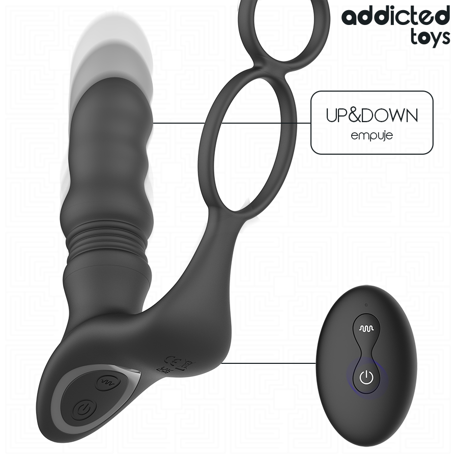 Massaggiatore Prostatico Vibrante Addicted Toys Up&Down — 3 Motori