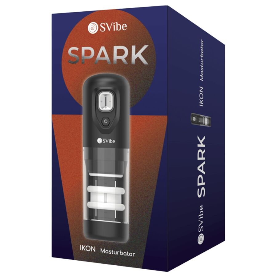 Masturbatore Maschile a Spinta Snail Vibe Ikon Spark — Rotazione