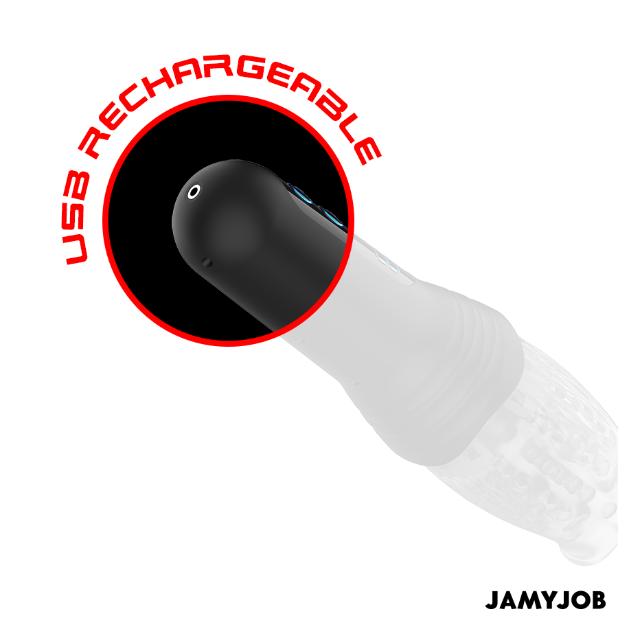 Masturbatore Maschile con Spinta e Rotazione Jamyjob Blow-R