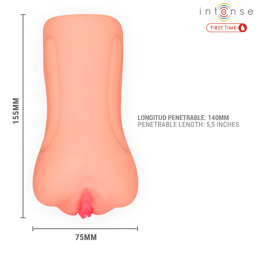 Masturbatore Realistico Intense Erika — TPE, Effetto Verginità