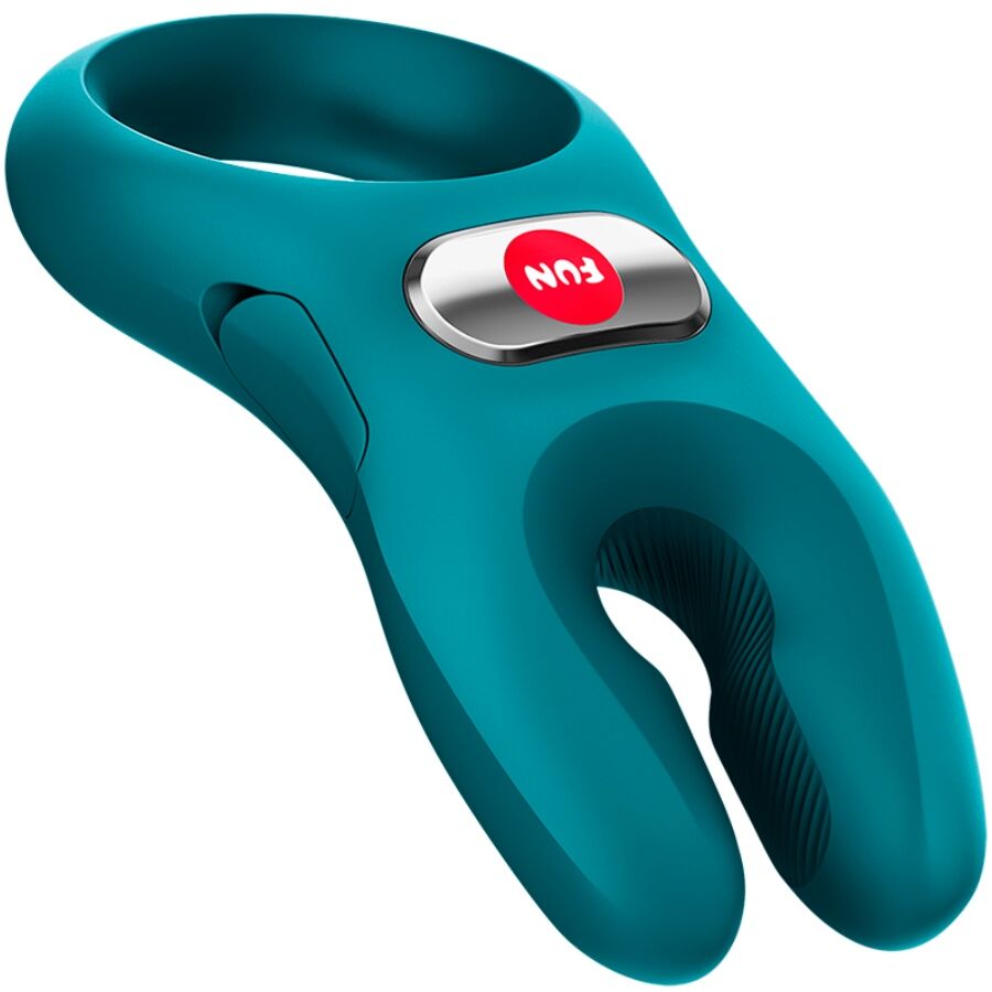 Anello Fallico Vibrante Fun Factory Nos Pro — Verde Bottiglia