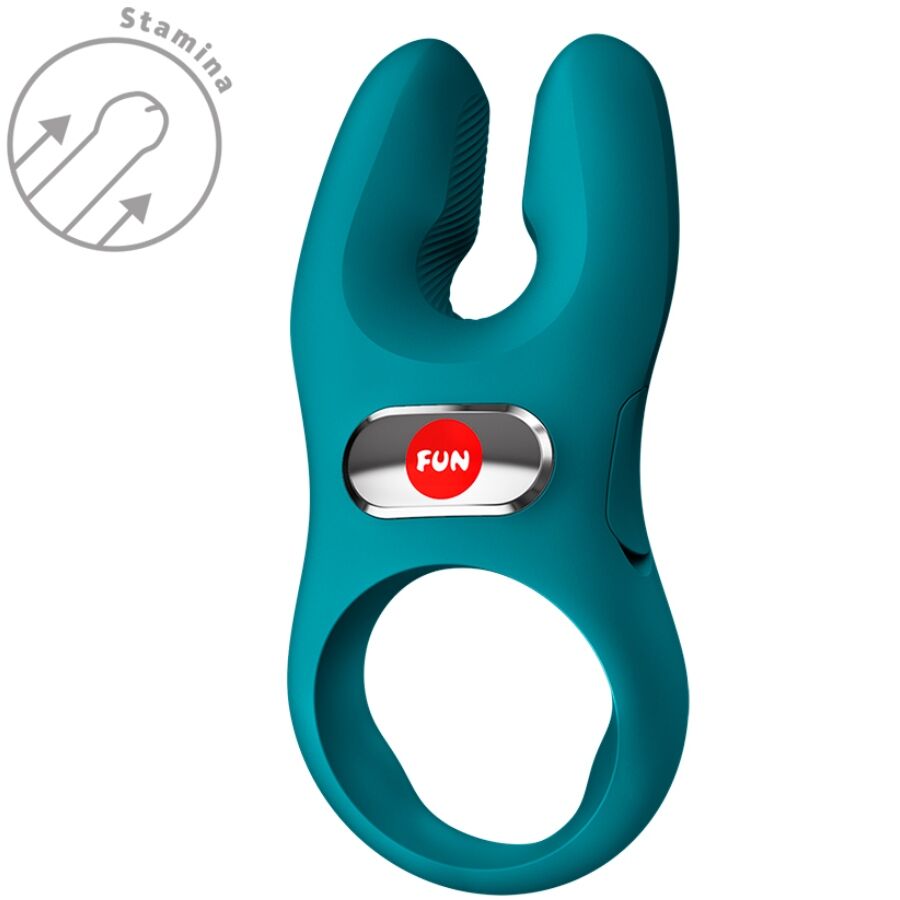 Anello Fallico Vibrante Fun Factory Nos Pro — Verde Bottiglia