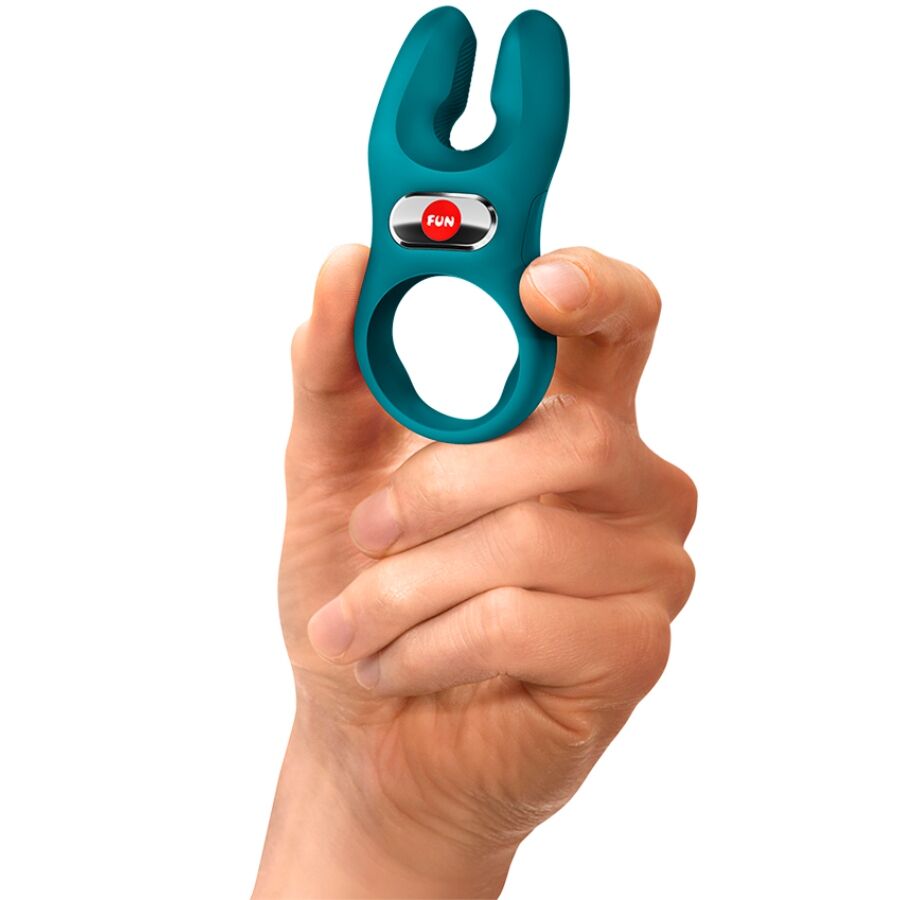 Anello Fallico Vibrante Fun Factory Nos Pro — Verde Bottiglia