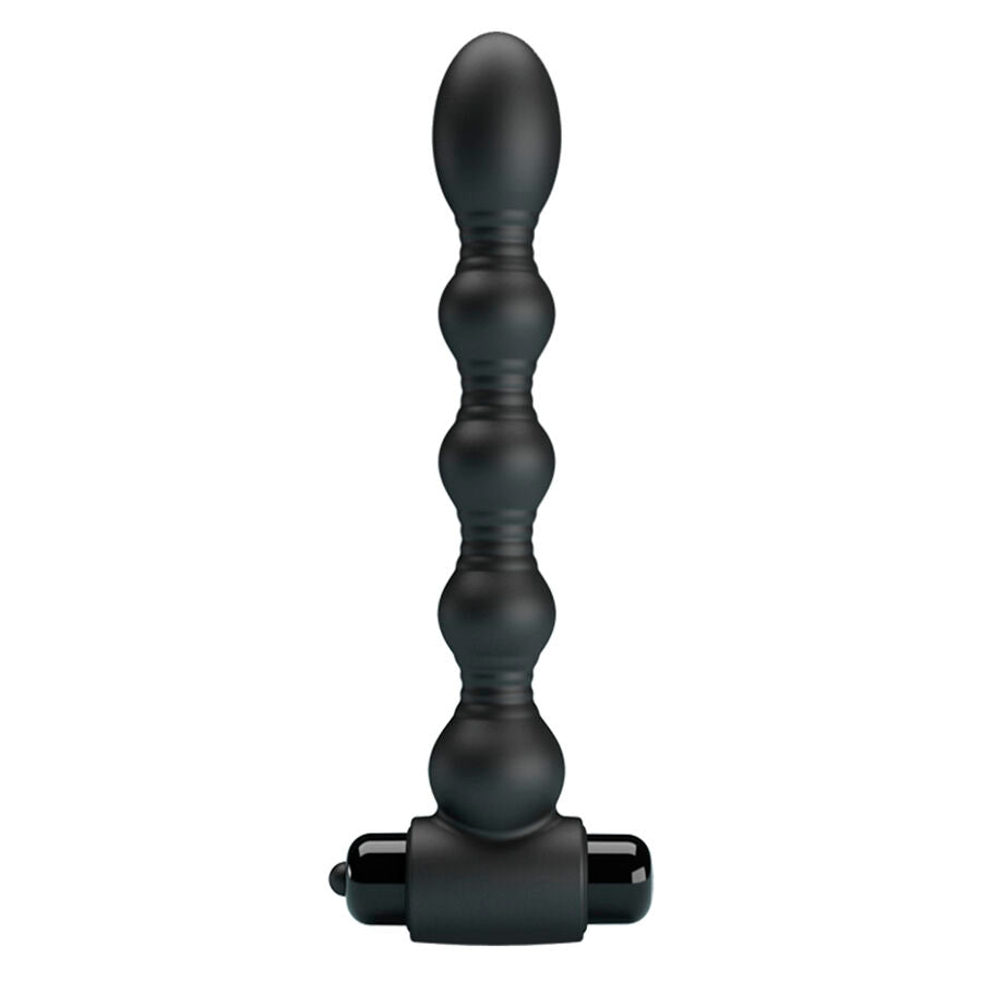 Massaggiatore Anale Vibrante MR PLAY Perle — Nero