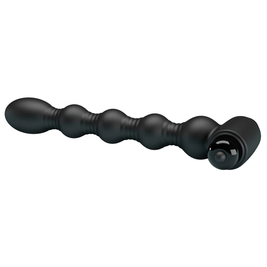 Massaggiatore Anale Vibrante MR PLAY Perle — Nero